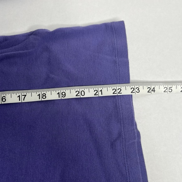 The Tog Shop 3/4 Sleeve T-shirt Lot 2 Purple White Tee Tees Large L - Picture 7 of 14